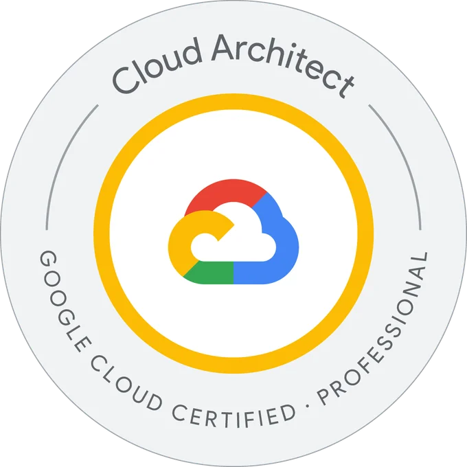 Google-PCA Google Cloud Certified Professional Cloud Architect Badge